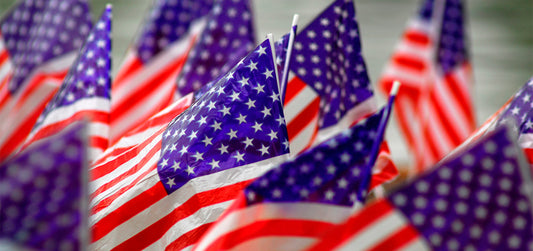 american flags for memorial day