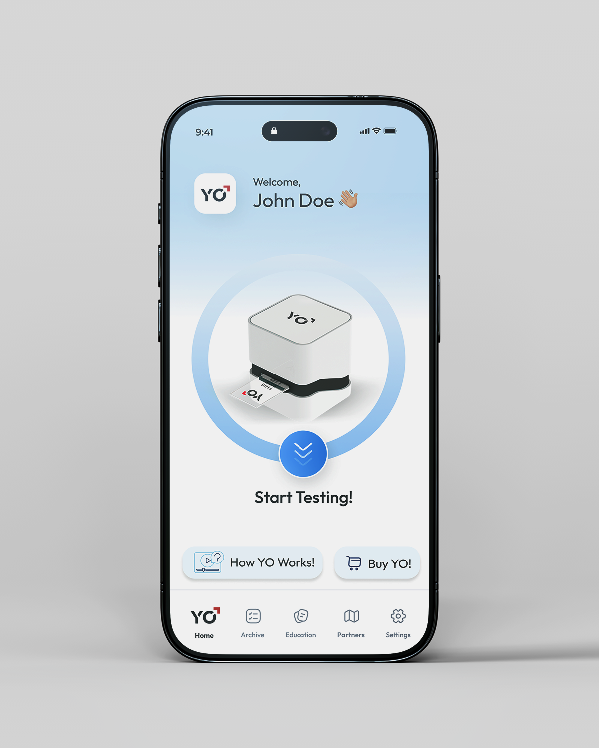 YO Home Sperm Test Kit with 3 tests